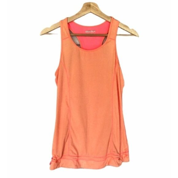 Layer 8 Neon Orange Racerback Athletic Tank Top S - Picture 1 of 6